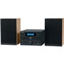 Micro Chaîne - THOMSON - Bluetooth - Radio - CD - MP3 - USB - DAB - Bois et noir