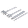 Malayas 4Pcs 6mm DIY Cuir Kit Outils Perforatrice Artisanat du Cuir Griffe Perforateur Trou Couture Diamant Laçage 1+2+4+6 Prong