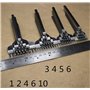 Malayas 4Pcs 6mm DIY Cuir Kit Outils Perforatrice Artisanat du Cuir Griffe Perforateur Trou Couture Diamant Laçage 1+2+4+6 Prong