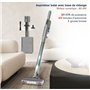 Aspirateur Balai avec base de vidange - ARTHUR MARTIN - AMAB148  200 W  40 min d'autonomie  80 AW - Gris