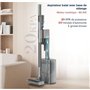 Aspirateur Balai avec base de vidange - ARTHUR MARTIN - AMAB148  200 W  40 min d'autonomie  80 AW - Gris