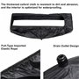 Sac à Laver du Conditionneur,Sac De Nettoyage De Climatisation Noir Fixation Murale éTanche à La PoussièRe Lavage Sac De Protect