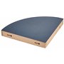 Homéa, Etagere d'Angle Flottante MDF L25 x 25 cm Gris Anthracite