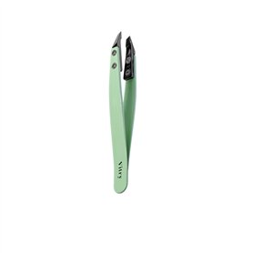 Vitry Pince à épiler couleur mors biais céramique vert pale