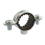 Collier de fixation isophonique en acier nickelé pour tube Ø18 mm - Sachet de 2 pièces - Réduit la transmissi