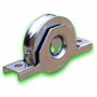 DECO FER FORGE- Roue Galet de Portail Coulissant Rainure Gorge Ronde en U- Roulette Portail Coulissant A Encastrer- Diamètre Rou