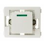 Zenitech - Interrupteur Bouton Poussoir à Voyant 10A - Bornes Automatiques - Puissance Max 2300W Sous 230V - Facile à Installer 