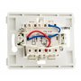 Zenitech - Interrupteur Bouton Poussoir à Voyant 10A - Bornes Automatiques - Puissance Max 2300W Sous 230V - Facile à Installer 