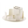 Zenitech - Couvercle DCL pour Boîte Applique Ø80mm - Prise DCL Intégrée 2 P+T 6A 250V - Installation Simplifiée et Sécurisée - C