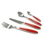 Couverts Pradel essentiel Colorfull Rouge Métal 20 Pièces