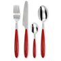 Couverts Pradel essentiel Colorfull Rouge Métal 20 Pièces
