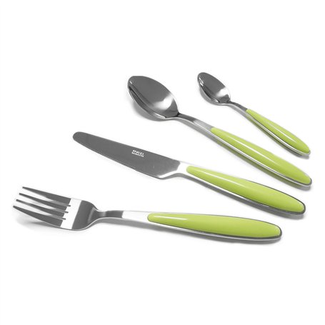 Couverts Pradel essentiel Colorfull Vert Métal 20 Pièces