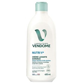 LABORATOIRES VENDÔME - NUTRI V+ - Crème Lavante Surgras - Nettoie En Douceur & Protège La Barrière Cutanée - Effet Nourrissant &