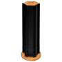 Five - Porte Capsules Expresso Rotatif en Bambou et Métal Noir capacité 60 Capsules
