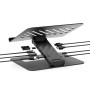 Port Connect Station d'accueil USB-c 2 en 1 avec Support pour Ordinateur Portable Notebook 7 périphériques 85w 5 GB/s UK