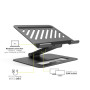 Port Connect Station d'accueil USB-c 2 en 1 avec Support pour Ordinateur Portable Notebook 7 périphériques 85w 5 GB/s UK