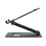 Port Connect Station d'accueil USB-c 2 en 1 avec Support pour Ordinateur Portable Notebook 7 périphériques 85w 5 GB/s UK