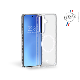 Coque renforcée Magnet Samsung Galaxy S25 AIR Origine France Garantie 3m Transparente + Garantie à vie - Origine France Garantie
