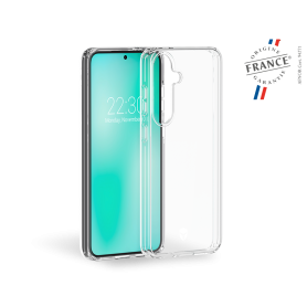 Coque renforcée Samsung Galaxy S25 FEEL Origine France Garantie 2m Transparente + Garantie à vie - Origine France Garantie Force