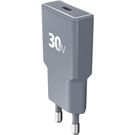 Chargeur USB C Pocket 30W Power Delivery UltraGaN Gris + Garantie à vie - Origine France Garantie Force Power