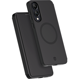 Folio renforcé Magnétique Samsung Galaxy S25 Edge 2m Noir + Garantie à vie Force Case