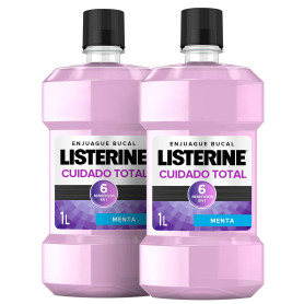 Bain de Bouche Listerine Total Care Enjuage Bucal 6 en 1 1 L (2 x 1000 ml)