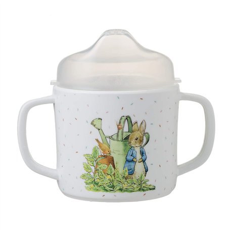 Petit Jour Paris Tasse Deux Anses avec Bec Amovible Pierre Lapin Antidérapante! Multicolore