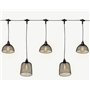5 m – 6 Ampoules Filament Blanc Chaud – Câble Noir – Connect