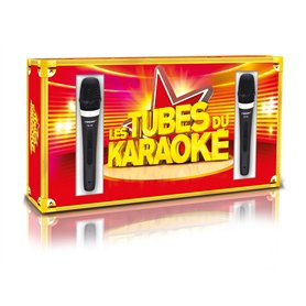 Coffret Les Tubes du Karaoké-15 DVD + 2 micros Pro
