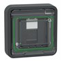 Schneider Electric - Mureva Styl - Prise RJ45 cat 6A blindé STP FTP - composable - IP55 IK07 - gris - MUR35038