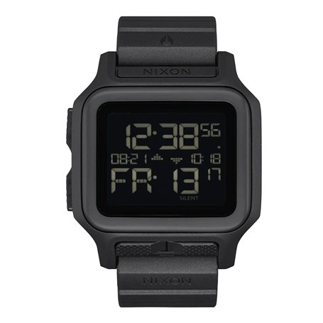 Nixon Mixte Numérique Automatique Japonais Montre avec Bracelet en Polycarbonate A1170-001-00