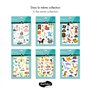 MY MANDARINE AE135O - GOMMETTES Dreamy - 6 planches 14,8x21cm - CHEVALIERS (120 stickers)