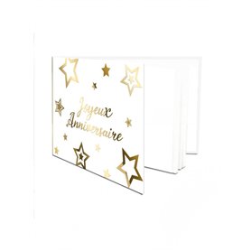 SLA Livre d'or Anniversaire doré et Noir - Coloré - Taille Unique