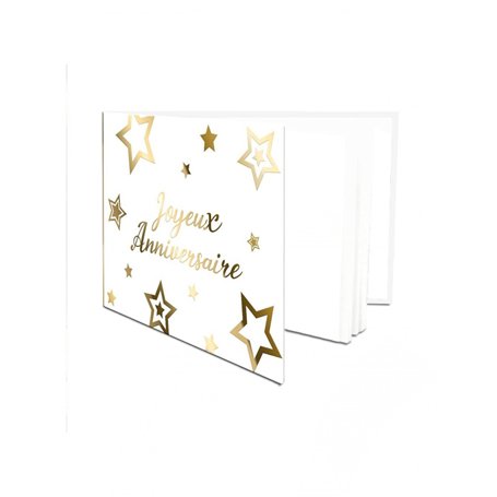 SLA Livre d'or Anniversaire doré et Noir - Coloré - Taille Unique