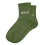 Chaussettes vertes à Paillettes "REBELLE"