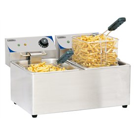 Casselin CFE82 - Friteuse électrique 2 x 8 litres