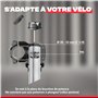 Shapeheart Innovation française, Support Telephone vélo magnétique pour Potence, avec Pochette détachable imperméable. Support T
