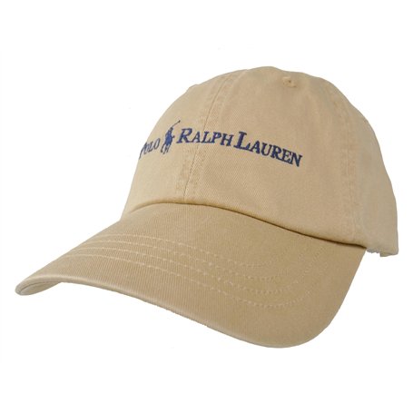 Ralph Lauren Classic Sport Casquette de baseball Kaki Tan Taille unique