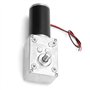 Moteur Électrique 12V 8mm Réducteur de Vitesse à Vis Sans Fin, Moteur Haute Torsion Métal avec Roulement à Billes 12RPM