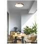 LED Plafonnier Doré Rond Panneau Intérieur Lampe De Plafond Chambre Moderne Dimmable avec Télécommande Ultra Mince Pour Couloir 