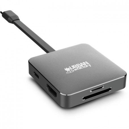 URBAN FACTORY - Mini station USB TYPE-C 100W (TCM05UF) 30,99 €