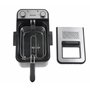 Brandt FRI4200 – Friteuse électrique 4,2L en Inox – Thermostat réglable 130-190°C – Couvercle avec hublot – Cuve amovible – 3000