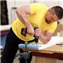 FISHTEC - Kit Complet de Serrage pour Travaux Bois - 16 Pièces : 14 Pinces de Serrage à Ressorts (3 Tailles) + 2 Serres-Joints à