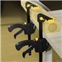 FISHTEC - Kit Complet de Serrage pour Travaux Bois - 16 Pièces : 14 Pinces de Serrage à Ressorts (3 Tailles) + 2 Serres-Joints à