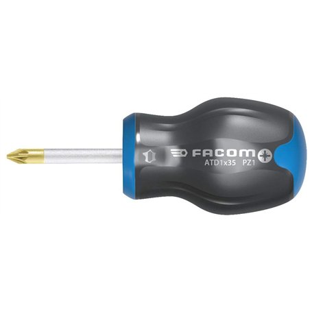 Facom ATD1X25 TOURNEVIS PROTWIST® boule pour vis cruciformes POZIDRIV® - lames courtes