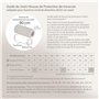 Housse de Protection de traversin absorbante Antonin Blanc 80 cm