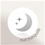 Housse de Protection de traversin absorbante Antonin Blanc 80 cm