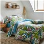 Linnea Taie d'oreiller 65x65 cm Coton Sumatra Bleu Paon