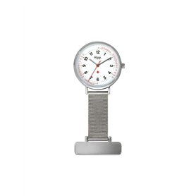 Hipp. Mixte Analogique Quartz Montre avec Bracelet en Maille Milanaise H30001