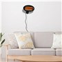 Outsunny chauffage extérieur radiant infrarouge électrique mural chauffage d'appoint sans CO₂ 3 modes 650/1300/2000 W certifié I